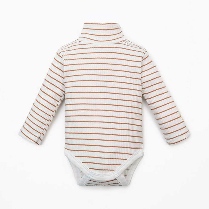 

Боди детское Крошка Я Р00000028, бежевый, белый, 68, BASIC LINE Крошка Я