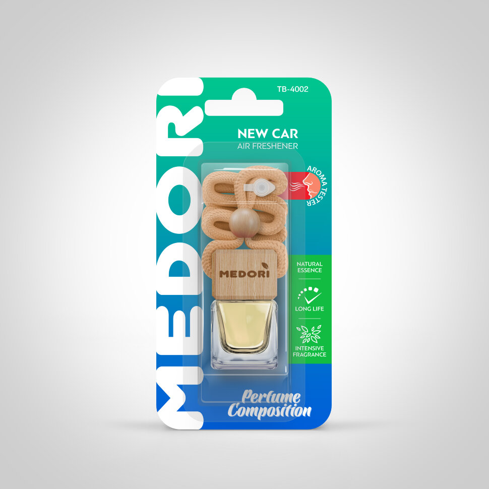 

Ароматизатор в машину MEDORI TB4002 Новая машина, Голубой