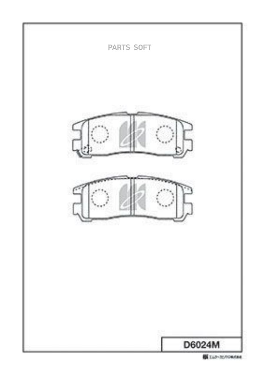 

Колодки дисковые з. Mitsubishi Galant 1.8-2.5/2.0TDi 92-00/Sig D6024M-01 =291 02=Y06-6024M
