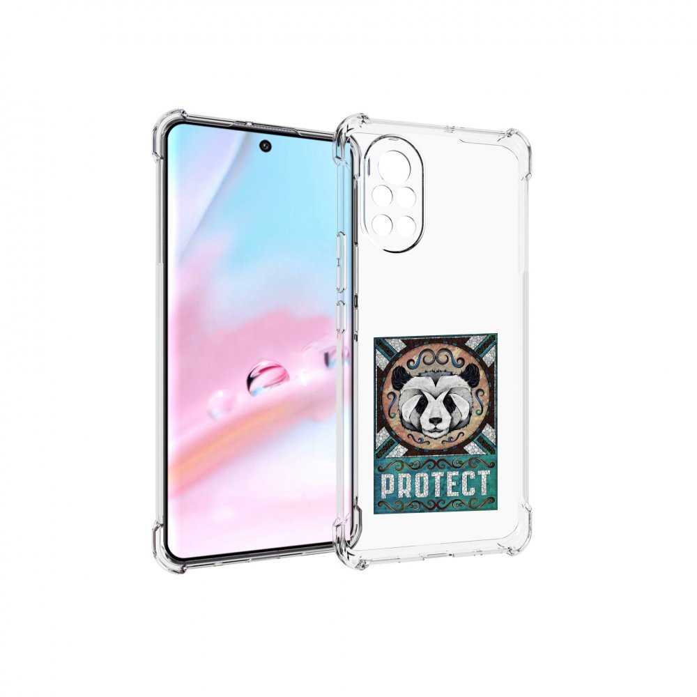 

Чехол MyPads защита панды для Huawei Nova 8 (ANG-LX1), Прозрачный, Tocco