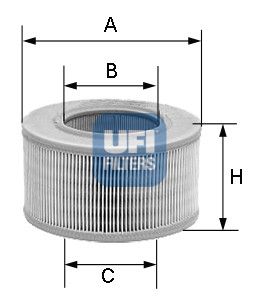 фото Фильтр воздушный ufi 2714900