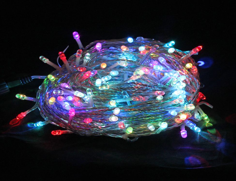 фото Световая гирлянда новогодняя beauty led est200-10-1rgb 20 м разноцветный laitcom