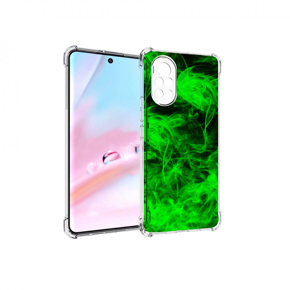 

Чехол MyPads зеленый-дымок для Huawei Nova 8 (ANG-LX1), Прозрачный, Tocco