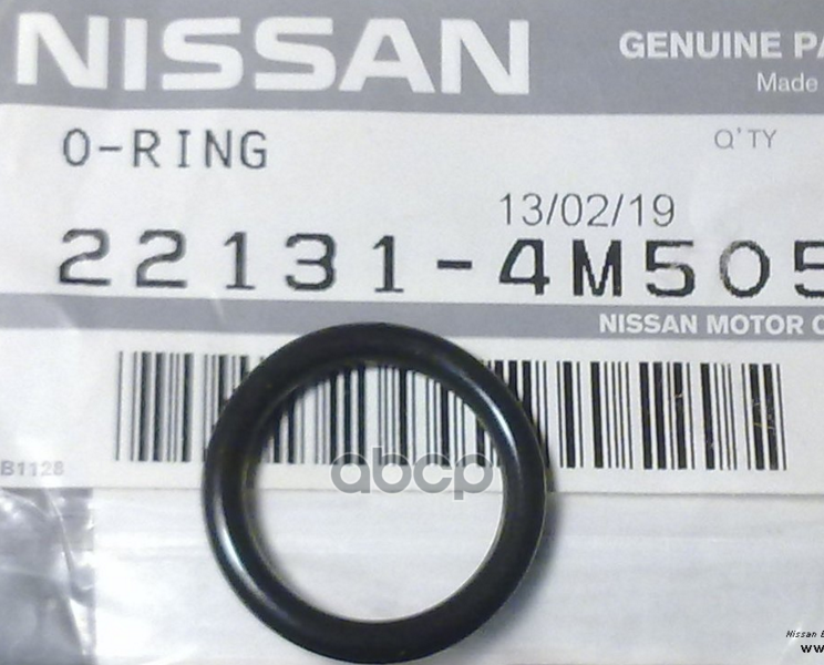 

Кольцо Уплотнительное Nissan 22131-4m505 Nissan NISSAN арт. 22131-4M505