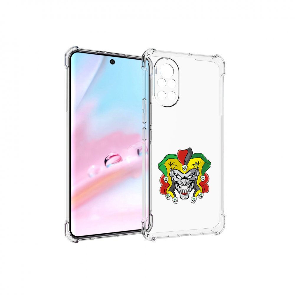 

Чехол MyPads злодей-клоун для Huawei Nova 8 (ANG-LX1), Прозрачный, Tocco