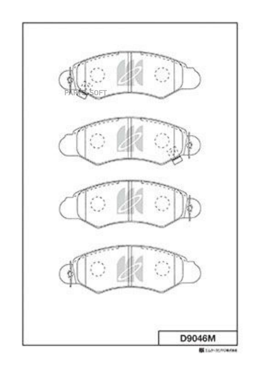 

Колодки дисковые передние Suzuki Swift 1.0-1.6/1.9TD 89-01 D9046M-01