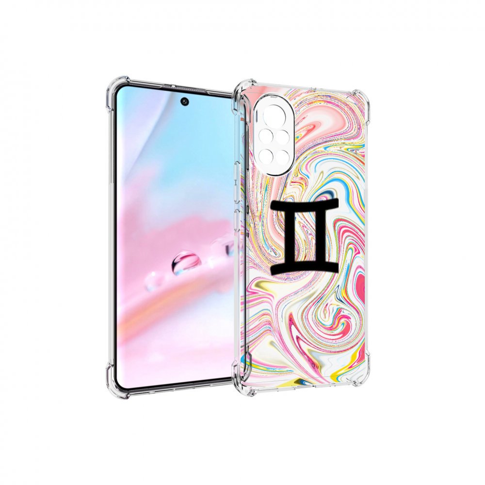 

Чехол MyPads знак зодиака близнецы 2 для Huawei Nova 8 (ANG-LX1), Прозрачный, Tocco