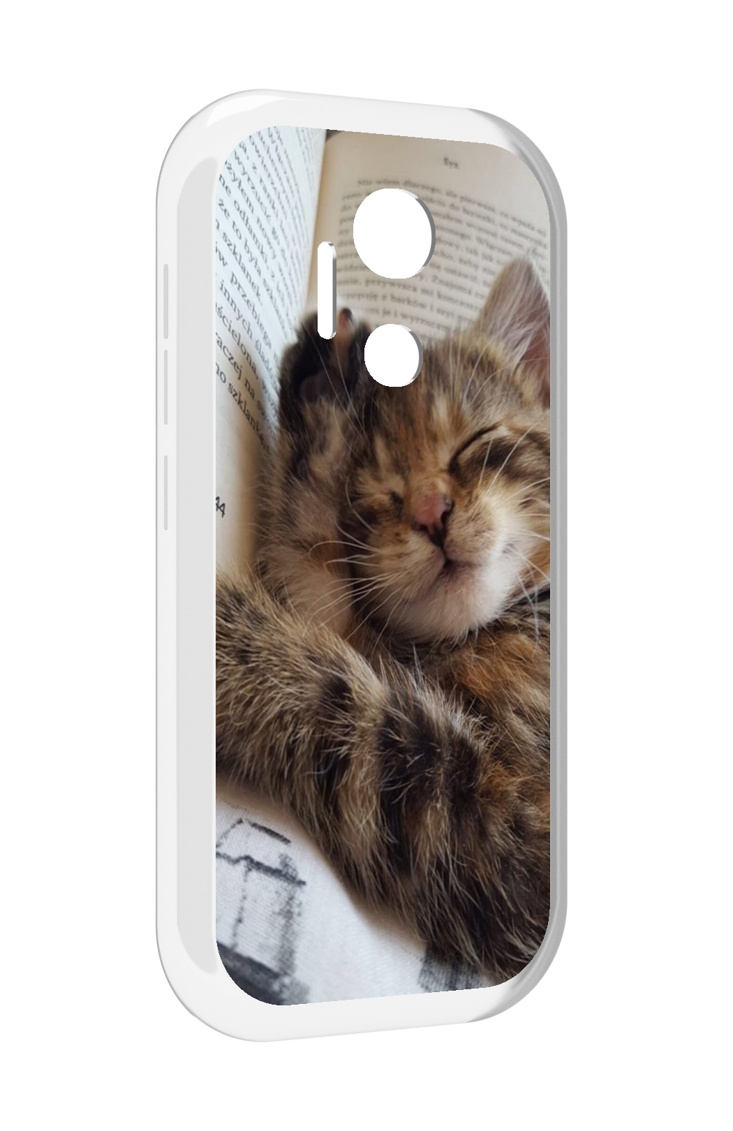 

Чехол MyPads Спящий-котенок для doogee x97 pro, Прозрачный, Tocco