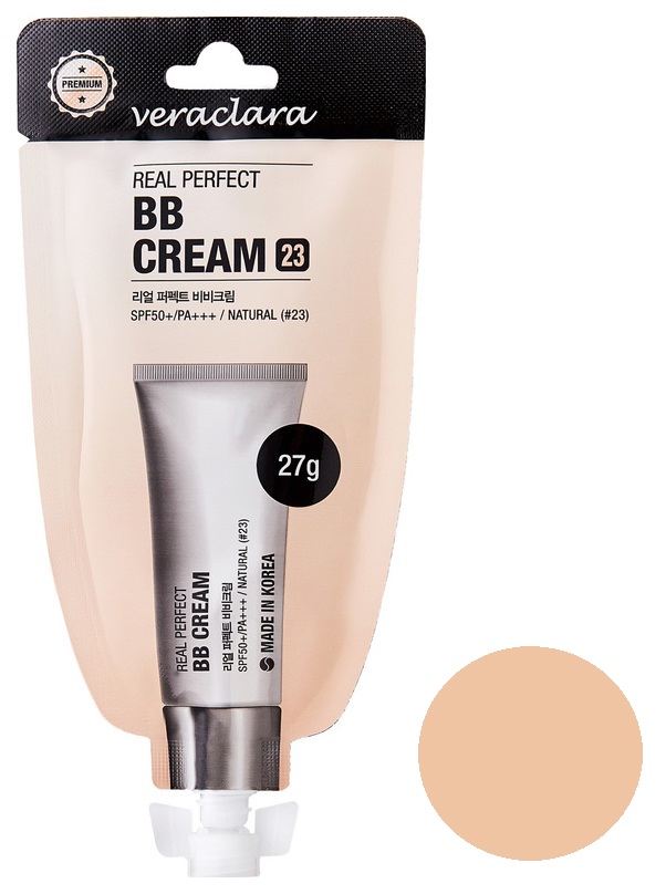 Bb средство. Veraclara. Veraclara real perfect крем ВВ для совершенства лица spf50+/pa+++ 27 г SPF 50, 27 Г.