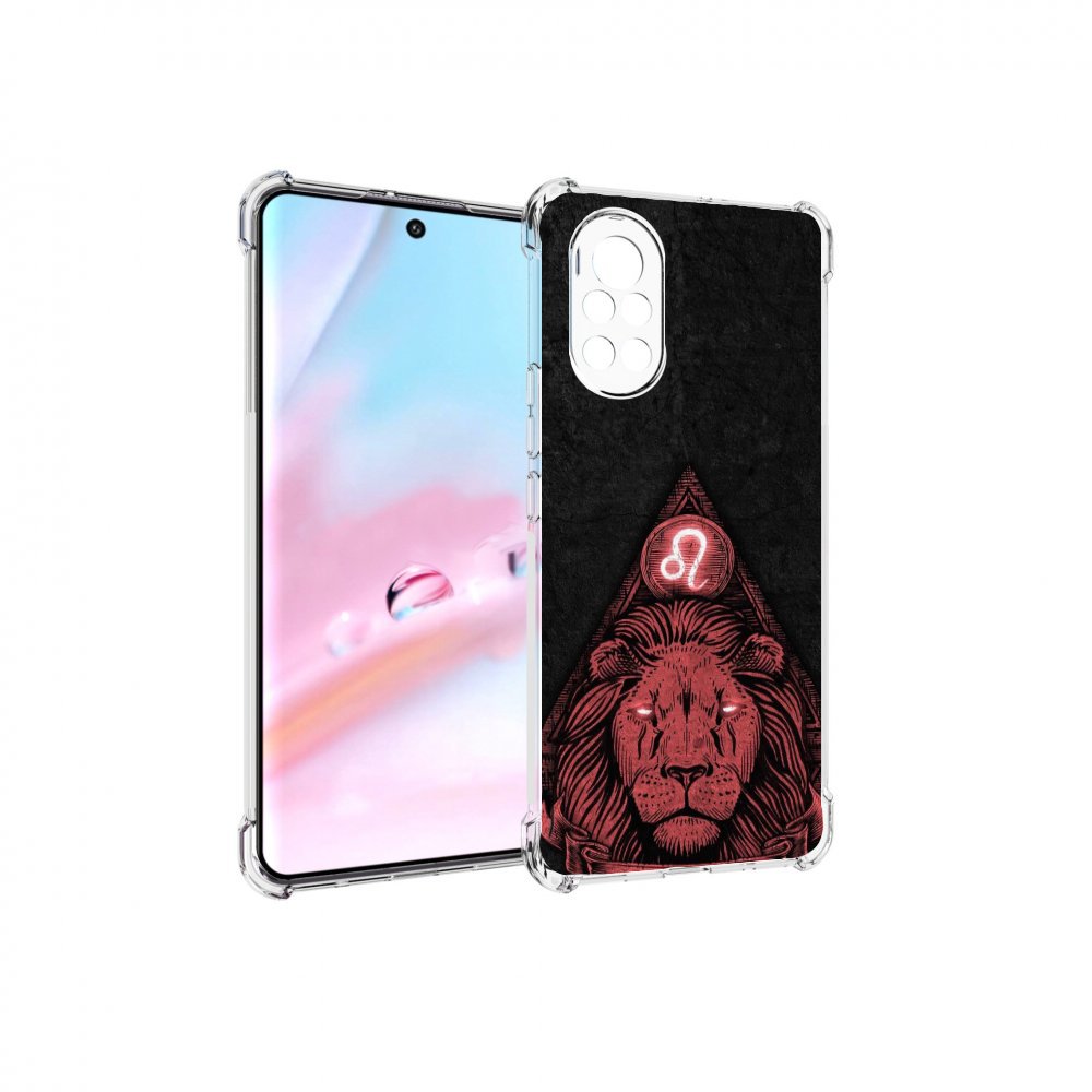 

Чехол MyPads знак зодиака лев 4 для Huawei Nova 8 (ANG-LX1), Прозрачный, Tocco