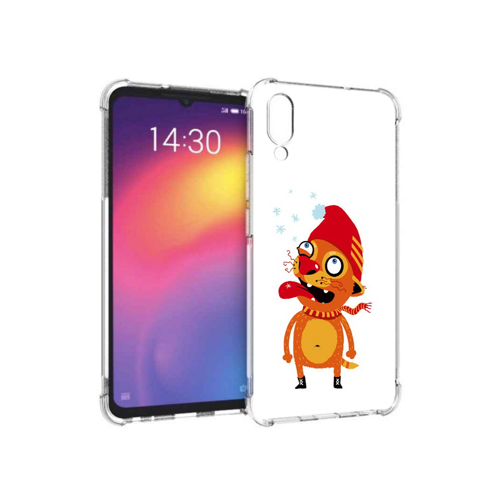 

Чехол MyPads Tocco для Meizu Note 9 Зимний кот (PT134513.88.88), Прозрачный, Tocco