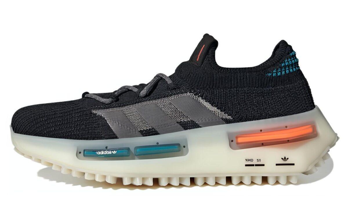 

Кроссовки унисекс Adidas NMD S1 черные 44 EU, Черный, NMD S1