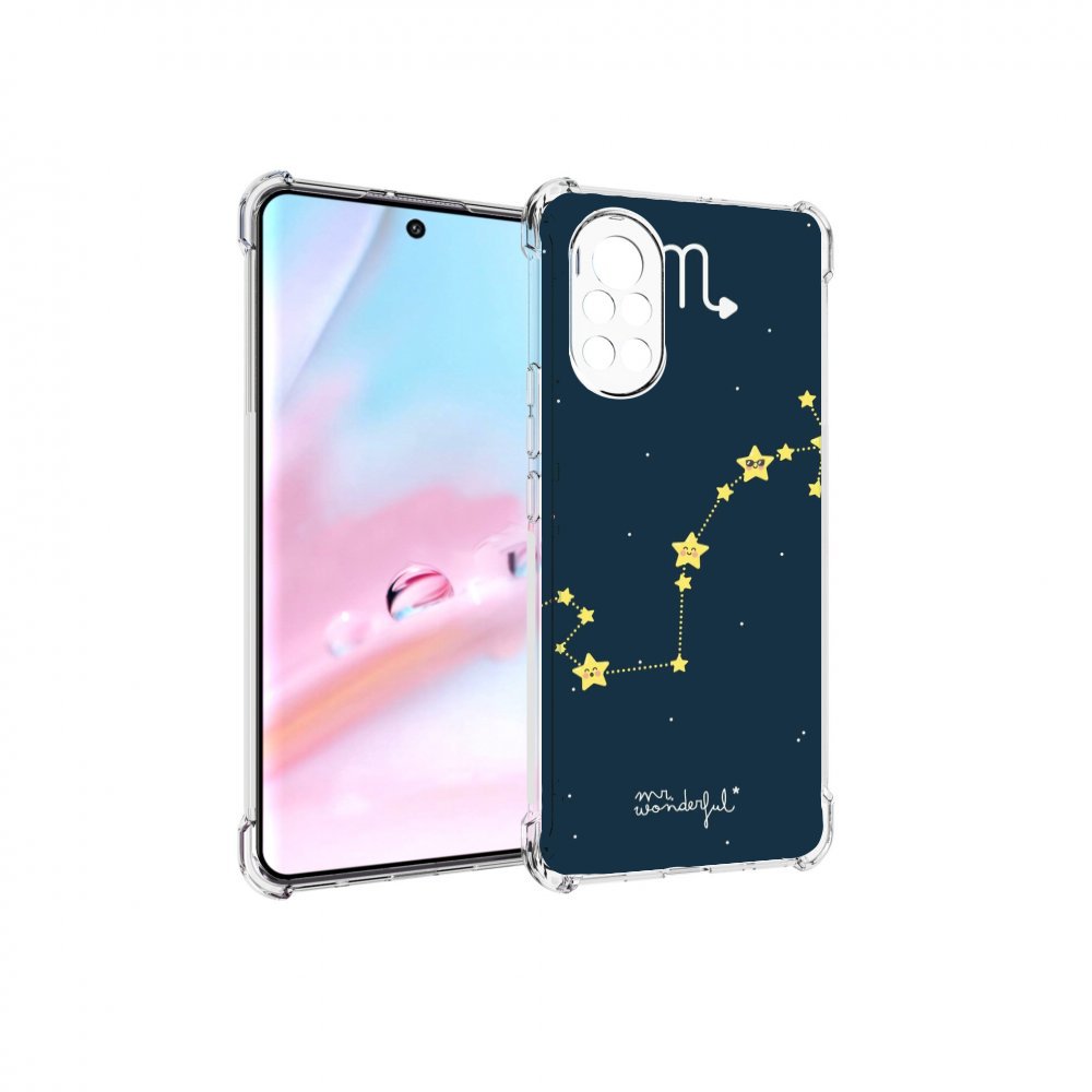 

Чехол MyPads знак зодиака скорпион 1 для Huawei Nova 8 (ANG-LX1), Прозрачный, Tocco