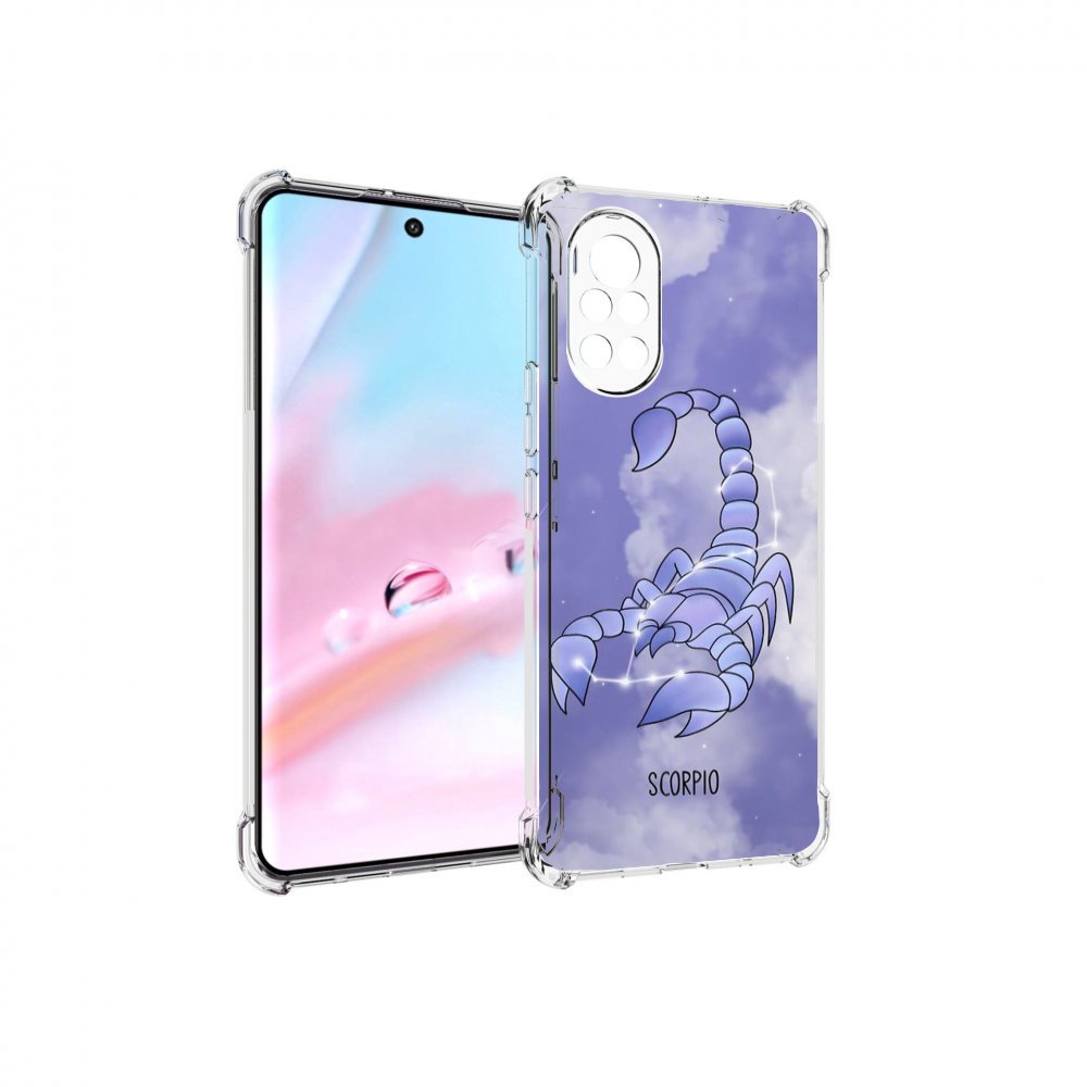 

Чехол MyPads знак зодиака скорпион 2 для Huawei Nova 8 (ANG-LX1), Прозрачный, Tocco