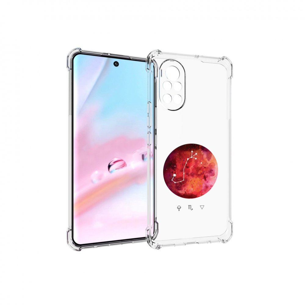 

Чехол MyPads знак зодиака скорпион 6 для Huawei Nova 8 (ANG-LX1), Прозрачный, Tocco