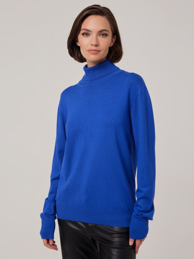 

Свитер женский Eleganzza 1231153002 голубой 44 RU, 1231153002