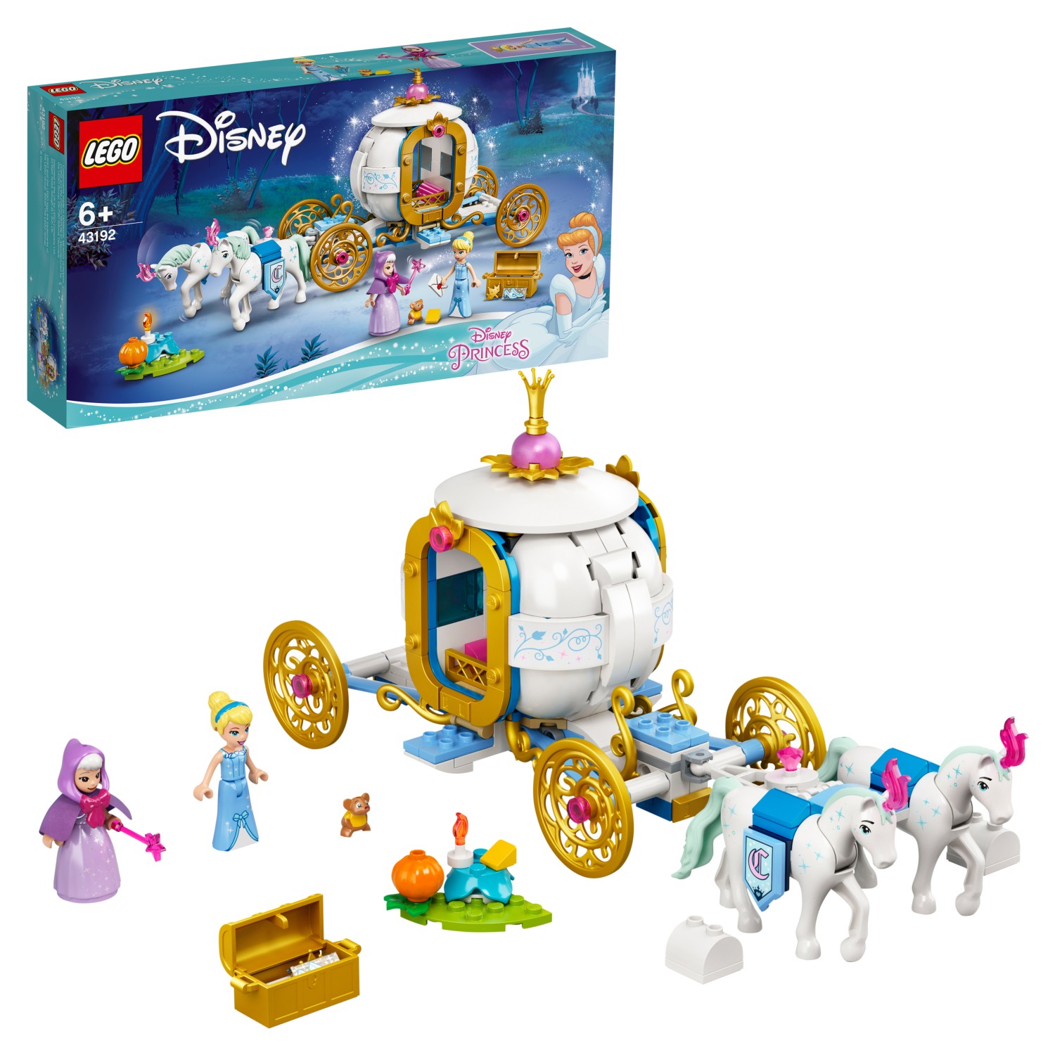 

Конструктор LEGO Disney Princess 43192 Королевская карета Золушки