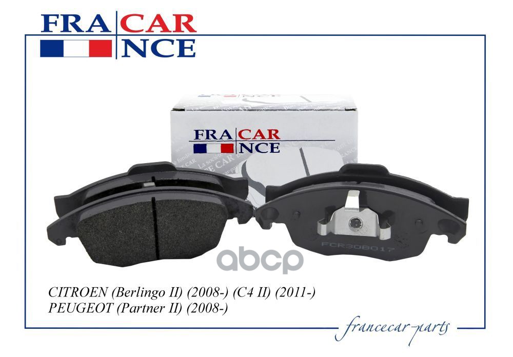 

Колодки Передние Francecar Fcr30b017 Citroen (Berlingo Ii) Peugeot (Partner Ii) Francecar