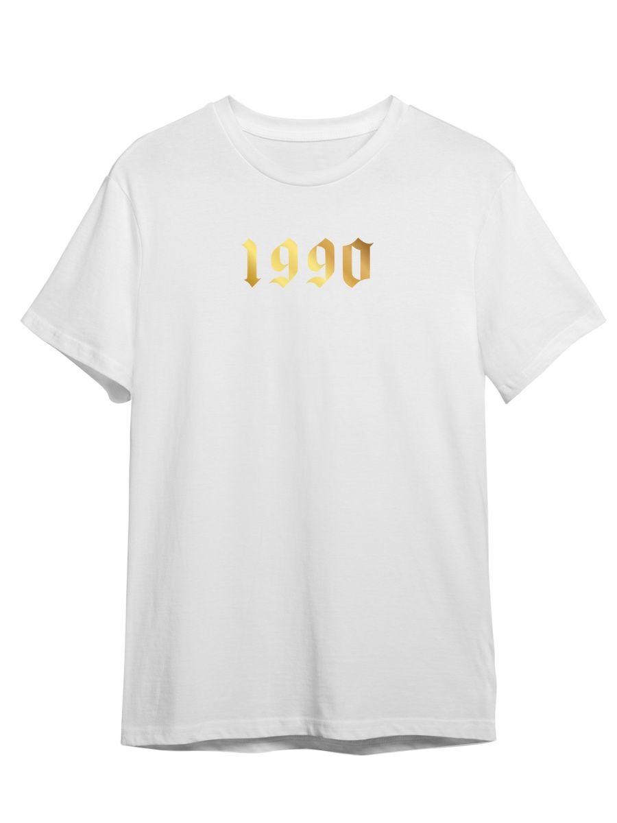 

Футболка унисекс Каждому Своё 1990/Год рождения/С др RAYR6ZG белая 5XL, "1990/Год рождения/С др" RAYR6ZG