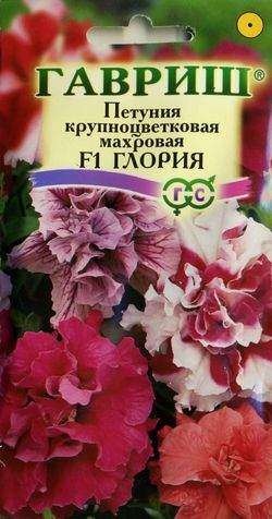 

Семена. Петуния крупноцветковая "Глория F1" (10 пакетов по 1 пробирке)