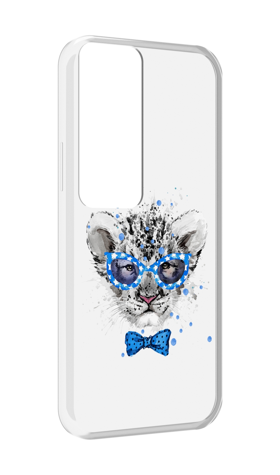 

Чехол MyPads тигренок с бабочкой для Tecno Pova Neo 2, Прозрачный, Tocco