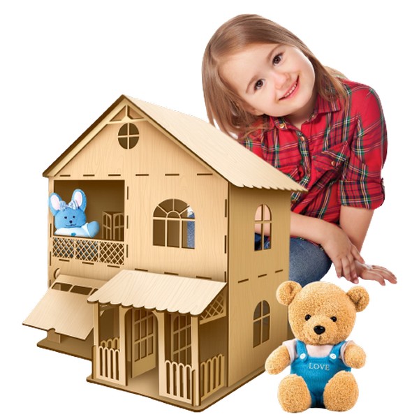 Кукольный дом большой Лесная мастерская