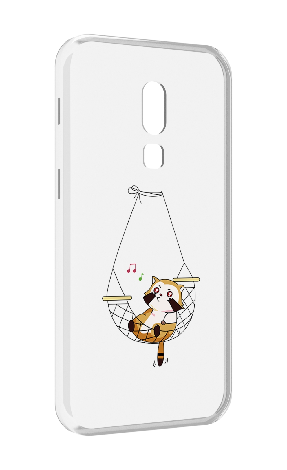

Чехол MyPads енот-на-гамаке для Meizu V8, Прозрачный, Tocco