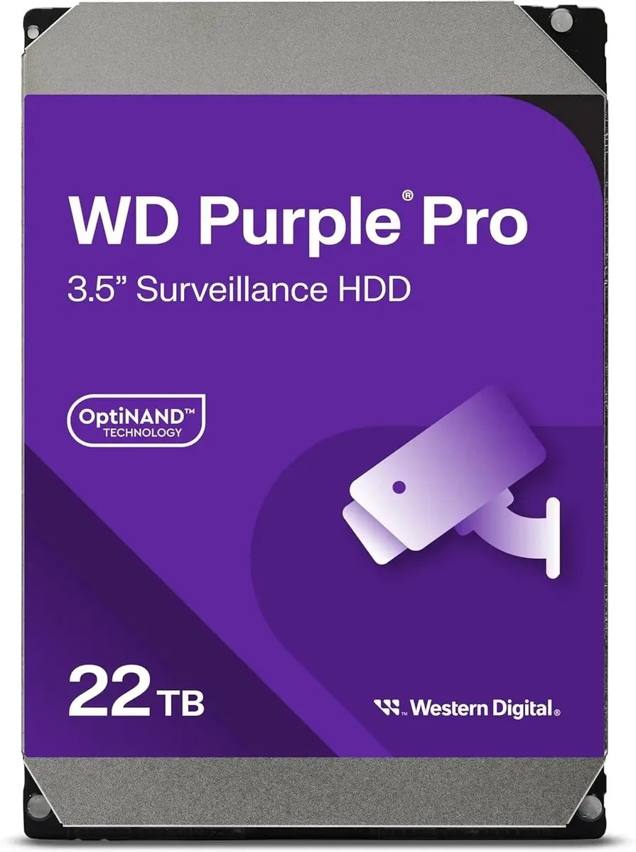 

Жесткий диск Western Digital Purple PRO 22 ТБ (WD221PURP), Purple PRO
