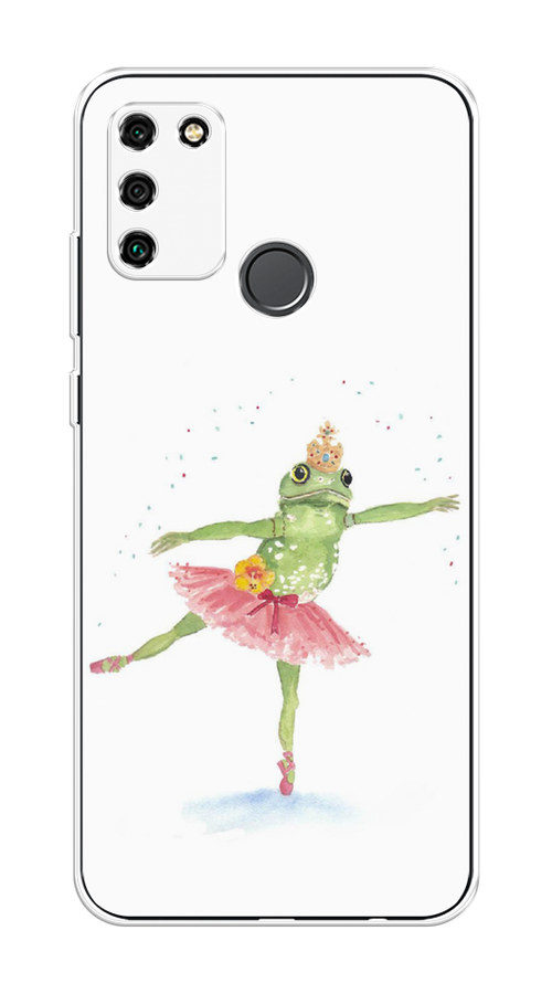 

Чехол на Honor 9A "Лягушка-балерина", Зеленый, 612350-1
