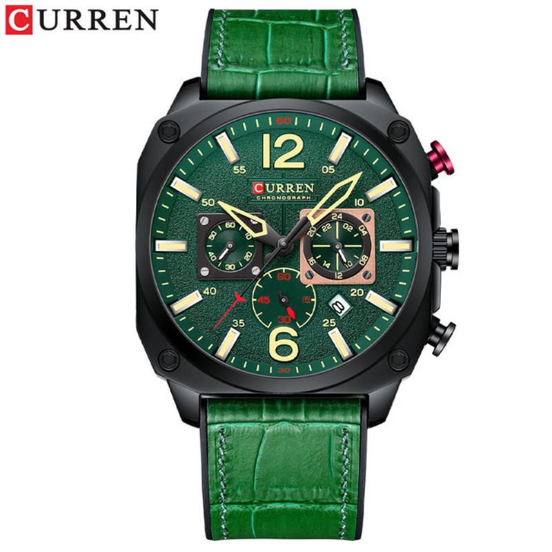 Наручные часы унисекс CURREN 8392 зеленые