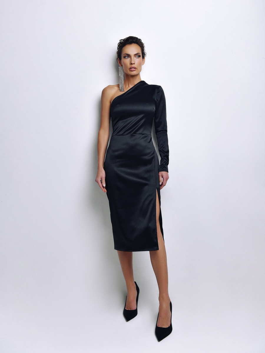 

Платье женское AVEMOD BLE3762 черное 46 RU, Черный, BLE3762