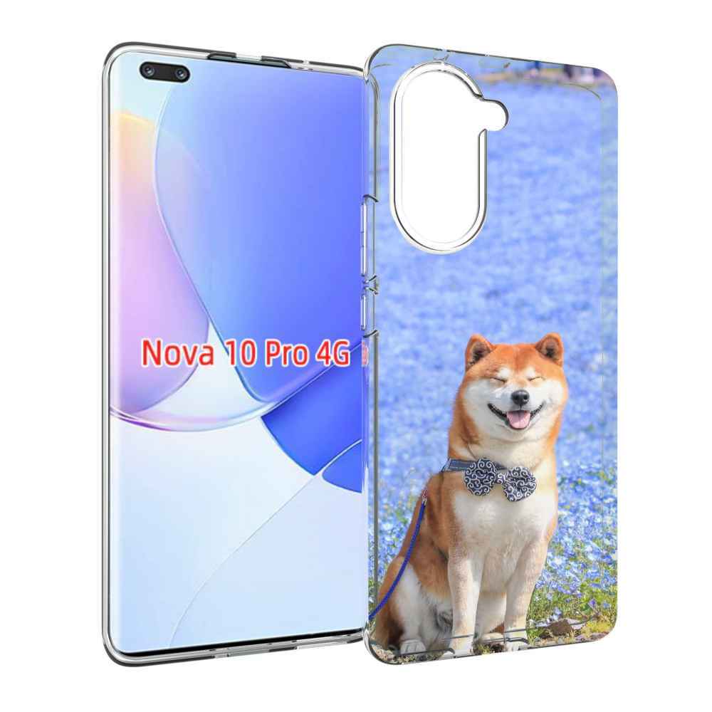 Чехол MyPads сиба шиба ину 2 для Huawei Nova 10 Pro противоударный