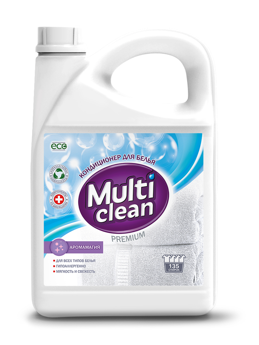 

Кондиционер Multi Clean для всех типов белья аромамагия 3,75л, 4630209110482