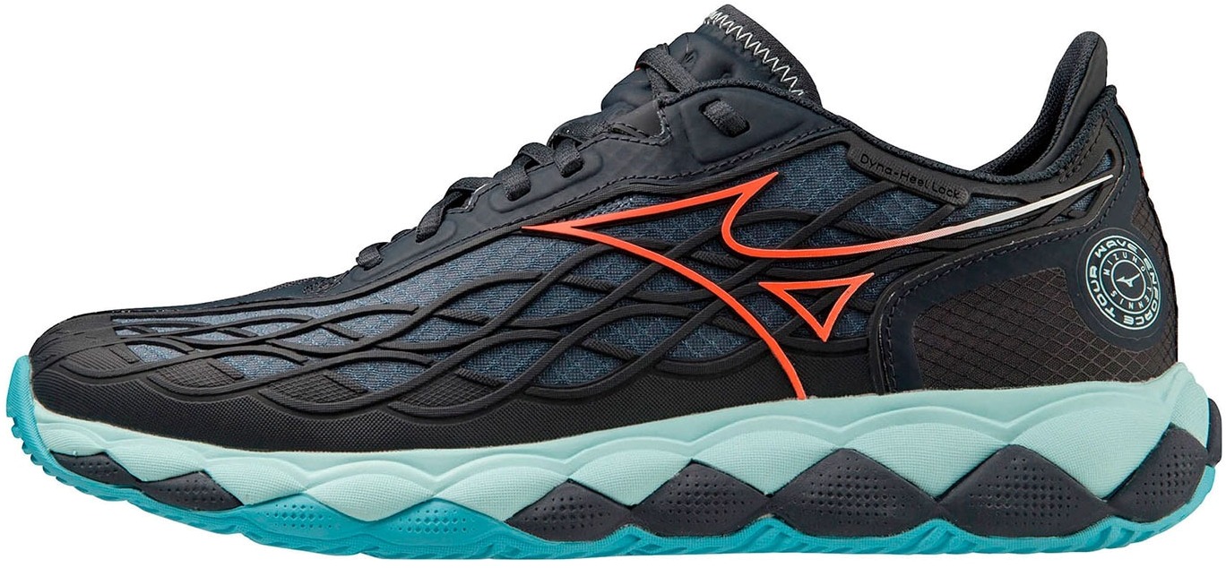 

Кроссовки мужские Mizuno SHOE WAVE ENFORCE TOUR AC черные 6.5 UK, Черный, SHOE WAVE ENFORCE TOUR AC