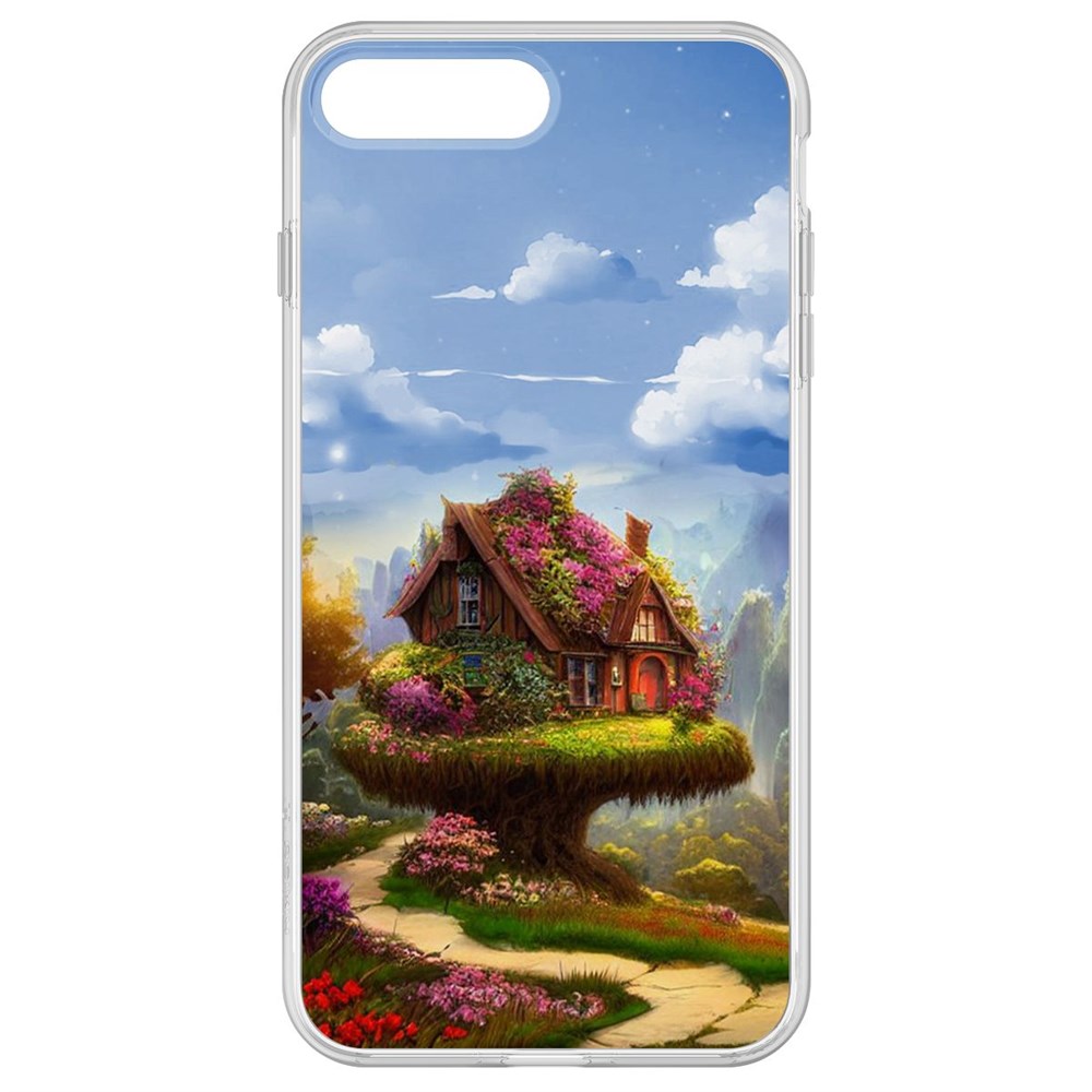 Чехол-накладка Krutoff Clear Case Дом на дереве для iPhone 8 Plus