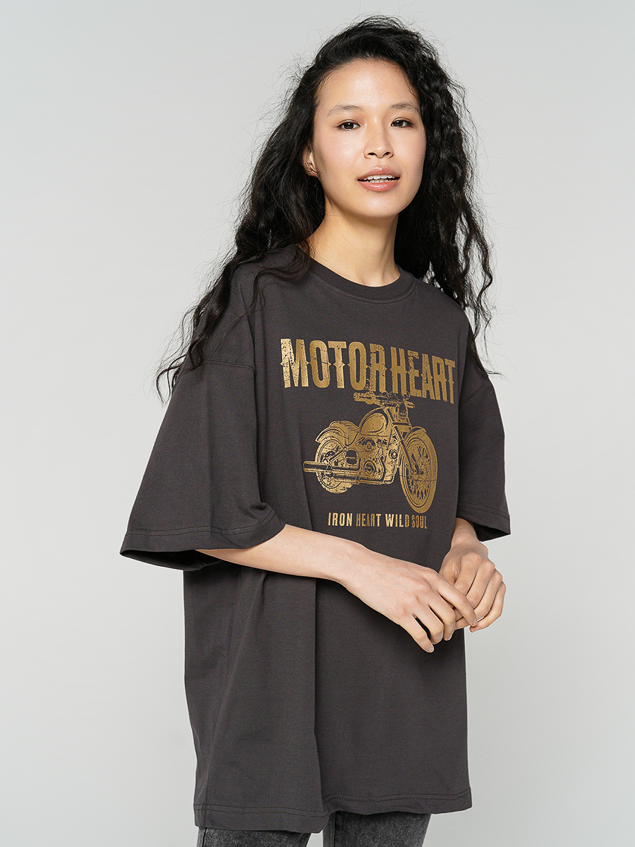 

Футболка женская ТВОЕ 82602 серая M-L, 82602