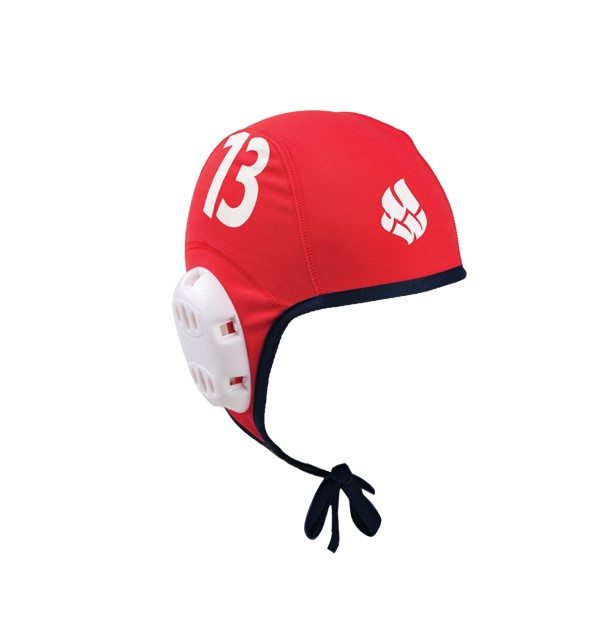 фото Шапочка для плавания madwave waterpolo caps красный