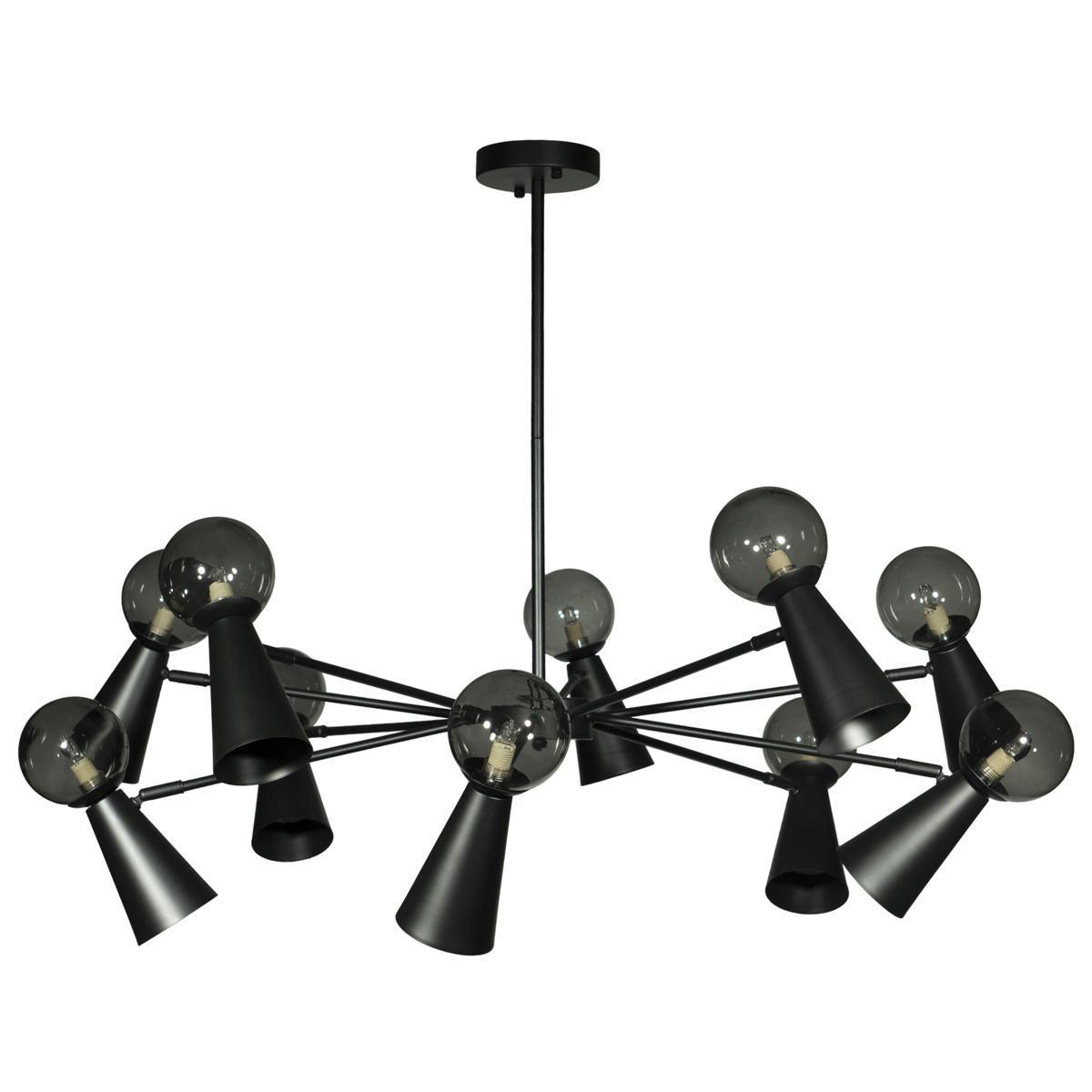 

Потолочная люстра Halley 10046/10 Black, 328918