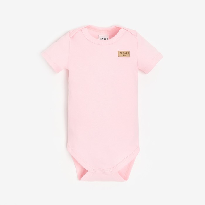 

Боди детское MINAKU Р00012641, розовый, 62, MINAKU: Basic Line BABY