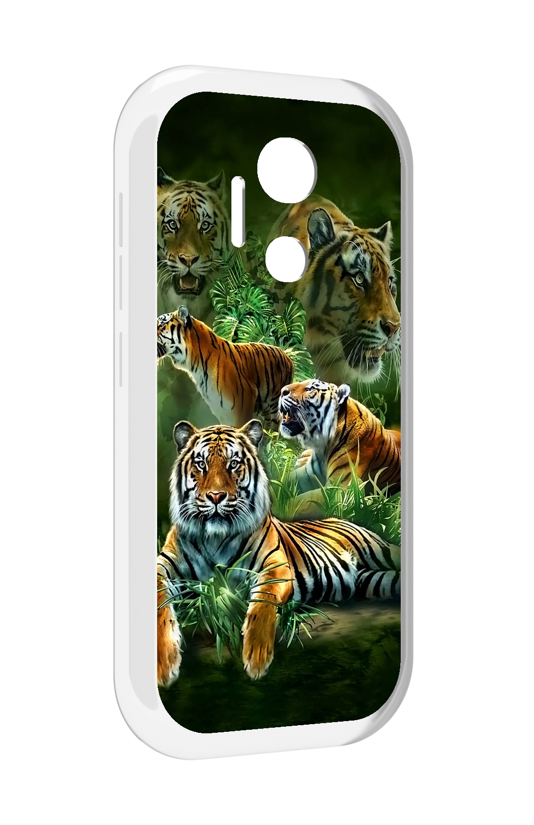 

Чехол MyPads Тигры для doogee x97 pro, Прозрачный, Tocco