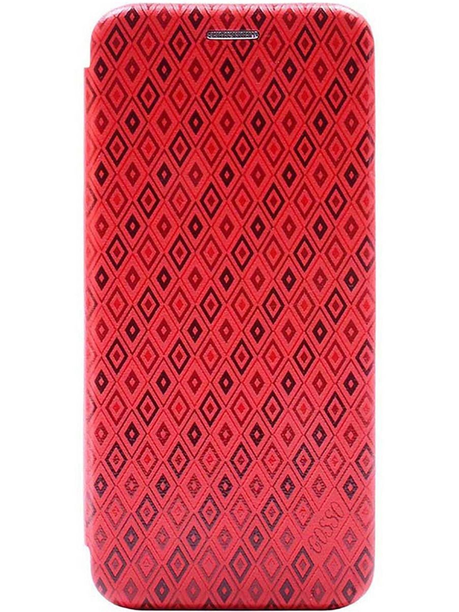 

Чехол-книжка на Vivo V25 5G "Magic Rhombs" красный, Красный;черный, 157976