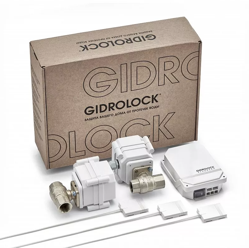 Система защиты от протечек Gidrolock Standard G-Lock 1/2 35201061 блок управления для системы защиты от протечек gidrolock