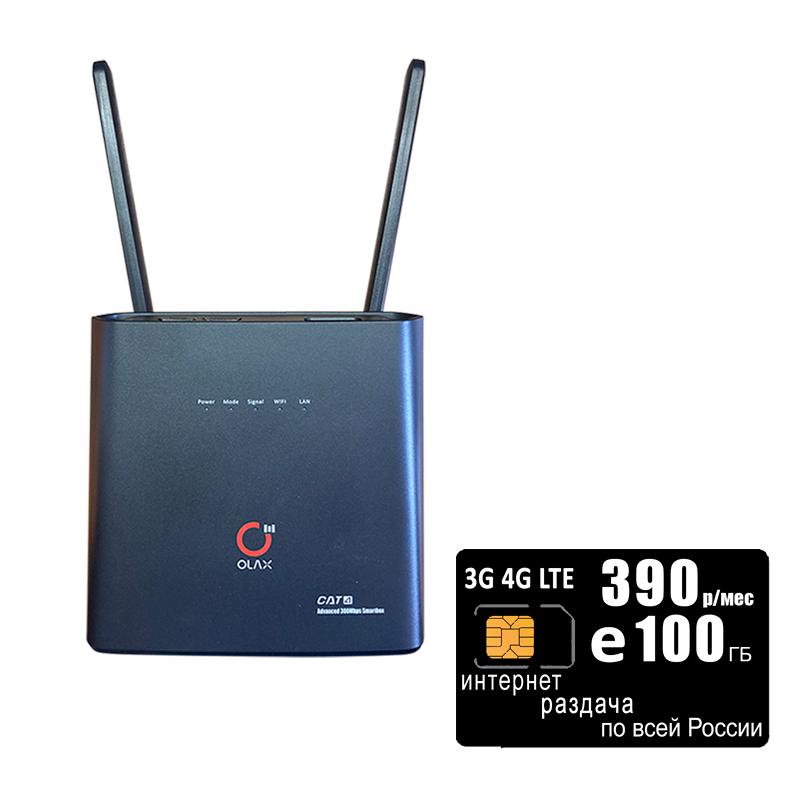 

Wi-Fi роутер Olax AX9PRO (router-AX9black-ros390-SG-sb), AX9PRO