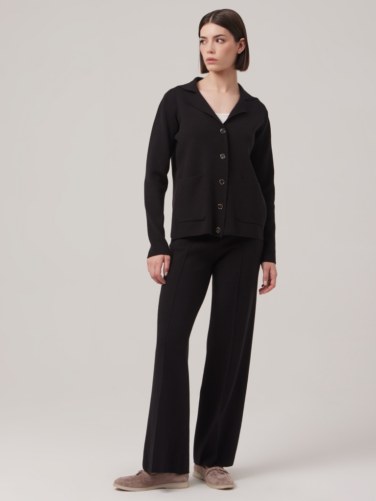 

Брюки женские Eleganzza 1231156002 черные 42 RU, Черный, 1231156002