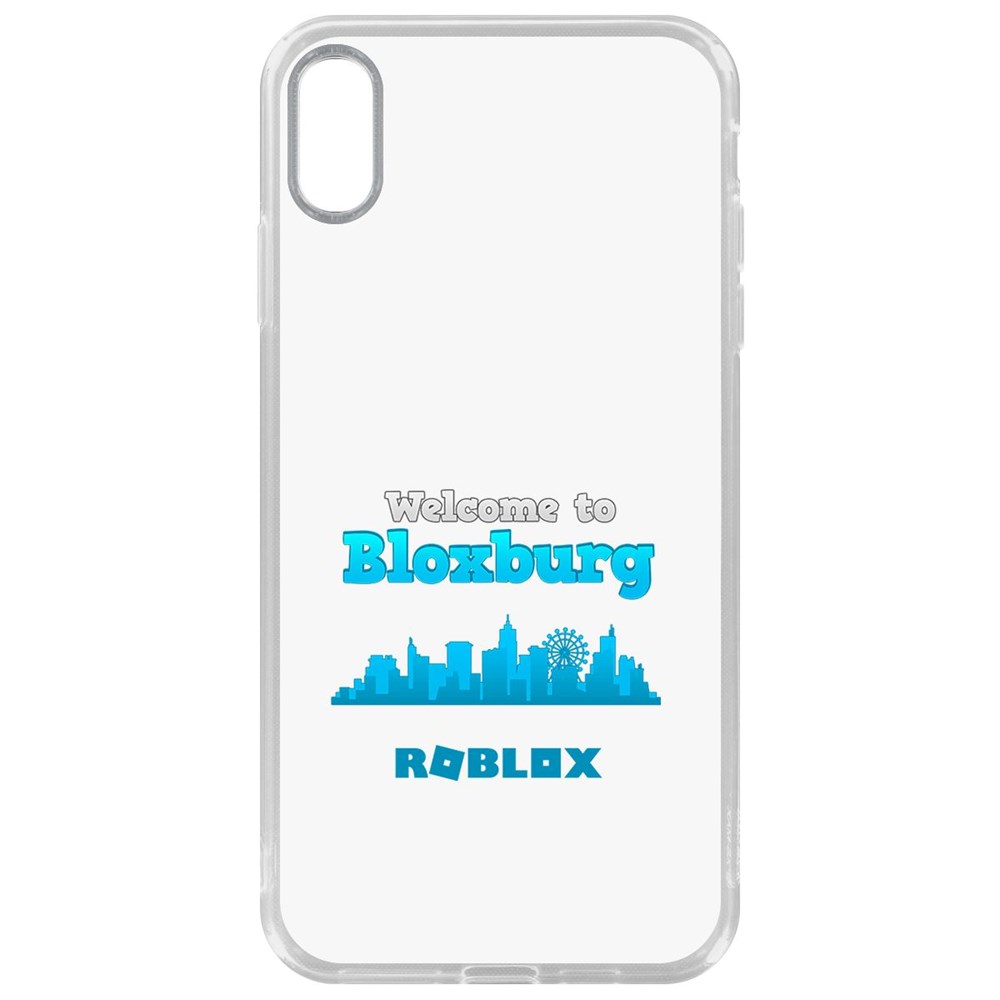 

Чехол-накладка Krutoff Clear Case Roblox-Блоксбург для iPhone XS Max, Прозрачный