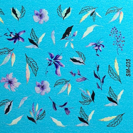 

Набор, Anna Tkacheva, Cлайдер SM №35 «Цветы. Листья», 3 шт.