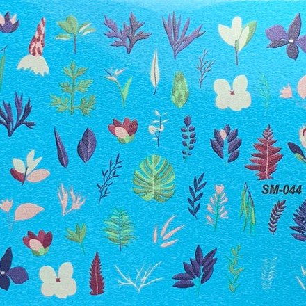 

Набор, Anna Tkacheva, Cлайдер SM №44 «Цветы. Веточки», 3 шт., Разноцветный