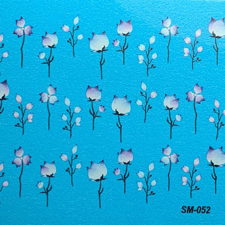 

Набор, Anna Tkacheva, Cлайдер SM №52 «Цветы. Цветочки», 3 шт.