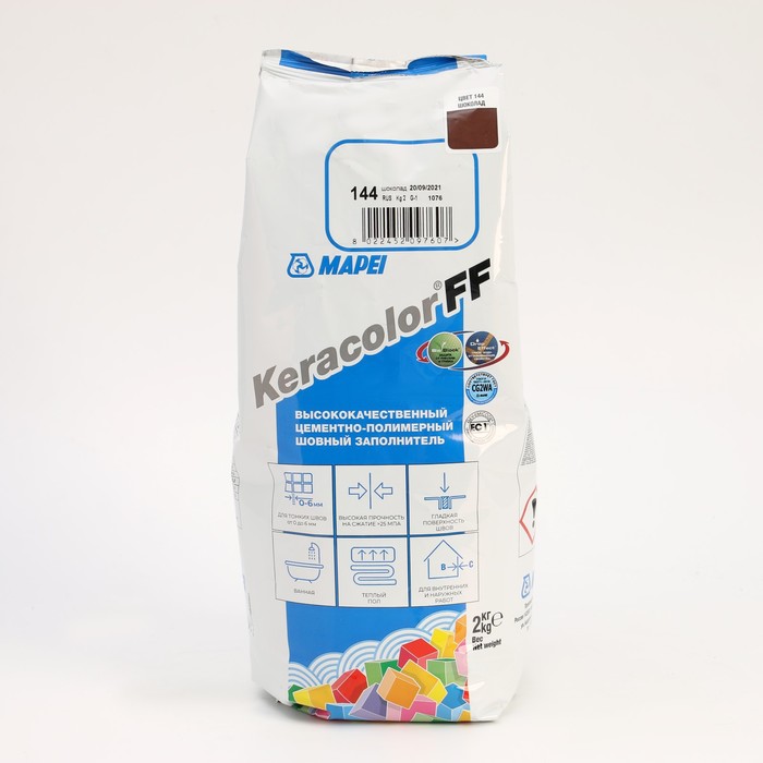 

Затирка для плитки KERACOLOR FF № 144, шоколад, 2 кг