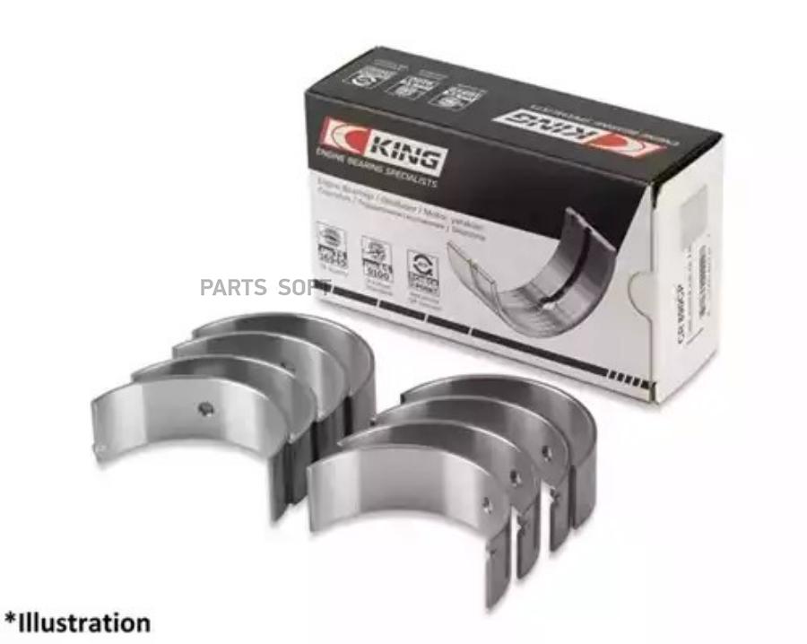 

Вкладыши Двигателя Шатунные Hyundai G4ke, G4kc +0.75 (4) King CR4624SM 0.75